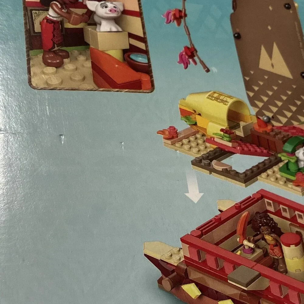 LEGO Disney Moana 2 Adventure Canoe 43270 New Factory Sealed 529 Pieces